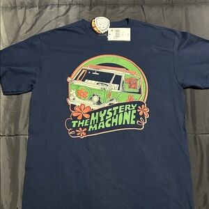 NWT Navy Blue Mystery Machine Graphic T-Shirt